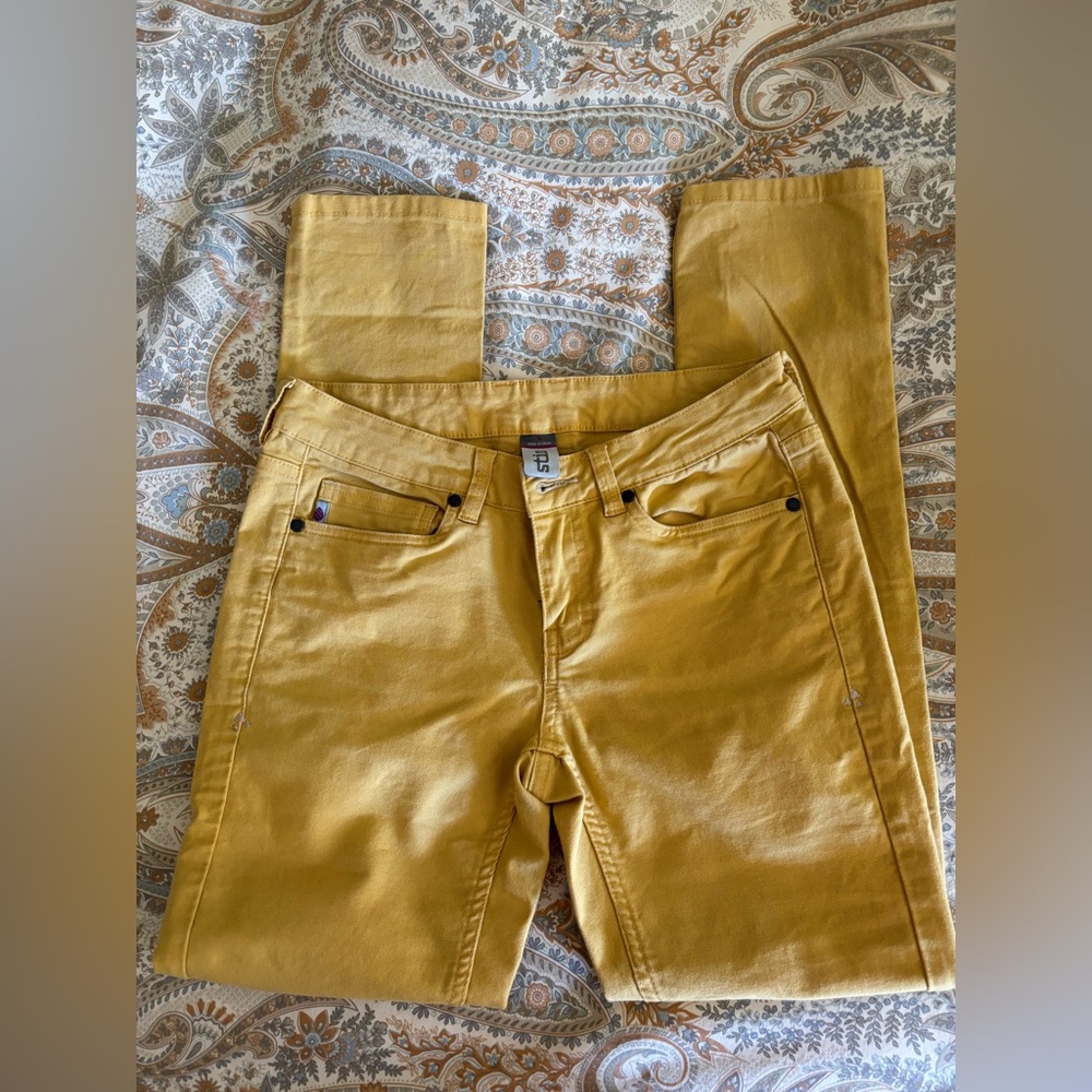 Stio Women's Mustard Yellow Skinny Jeans